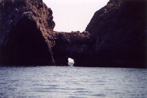 The Keyhole at North Island in Los Coronados