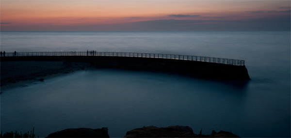 Children's Pool after sunset